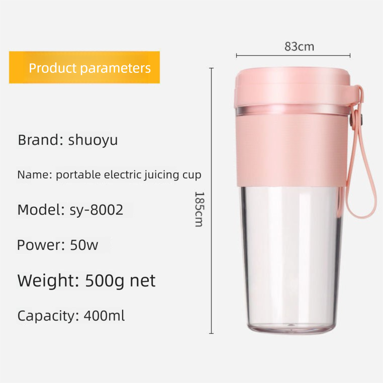 Electric Juicer Household Small Portable Multi-Functional Baby Food Supplement Machine Student Vegetable And Fruit_voghion.com