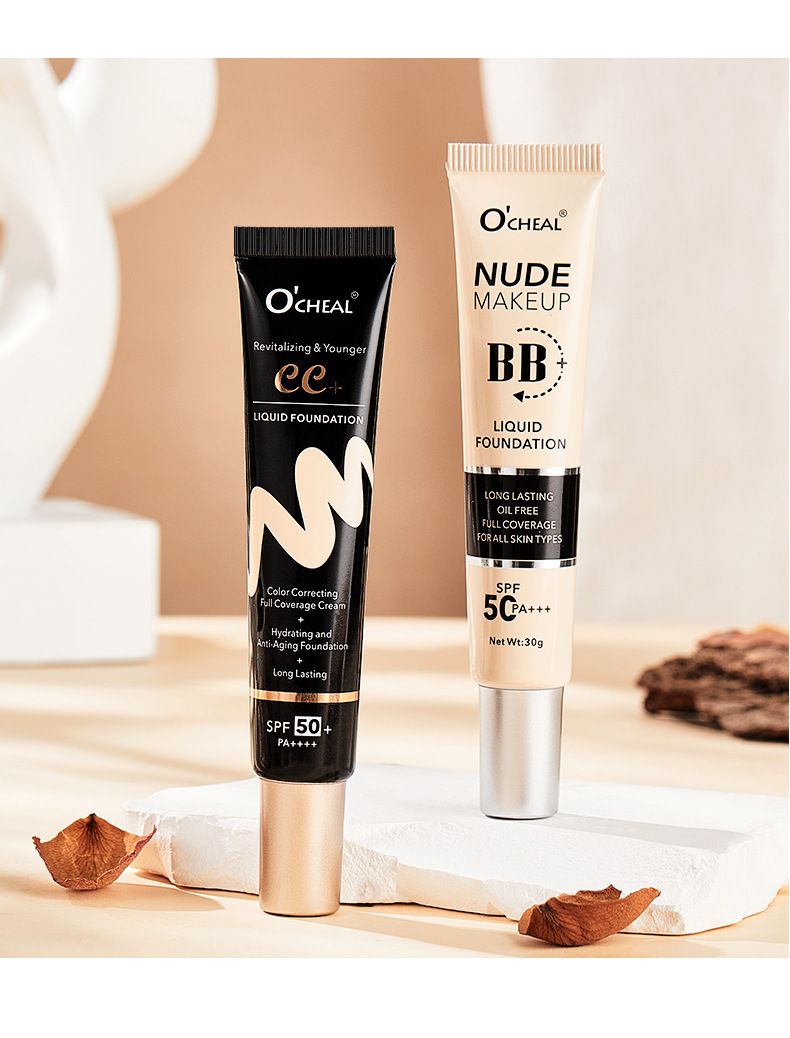 OCHEALbb Cream Plain Isolation Cream Aufhellender Hautton Flüssige Foundation Concealer Langanhaltend und nicht leicht zu entfernen Make-up-Grundierung 3 Jahre lang_voghion.com