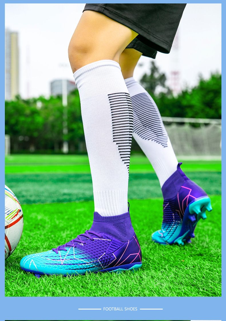 Pantofi Fotbal Bărbați Și Femei Studenți Copii Lungi Spikes Tineret Adulti Pantofi Sport_voghion.com