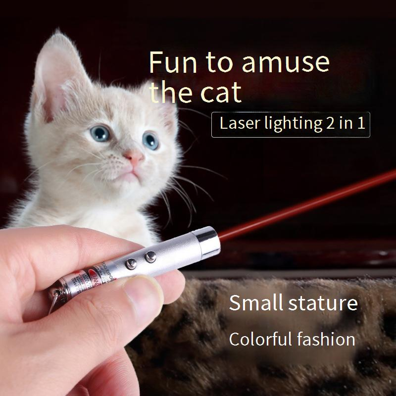 Lazer Kedi Şaka Çubuğu Kızılötesi Evcil Hayvan Kedi Kalemi Lazer Işık Bebek Kedi Kedi Malzemeleri Etkileşimli Kedi Oyuncakları_voghion.com