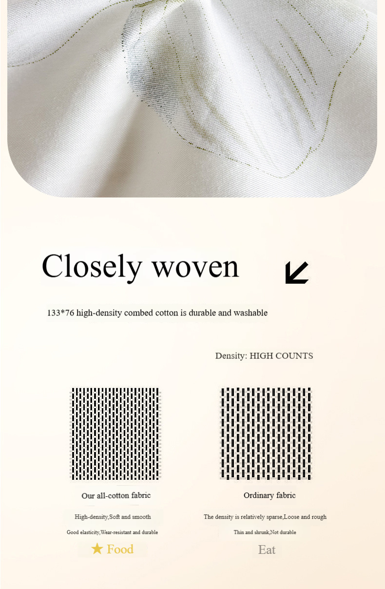 Copripiumino 100% cotone a 60 fili - Design stampato minimalista, pezzo unico (ipoallergenico, traspirante, lavabile in lavatrice)_voghion.com
