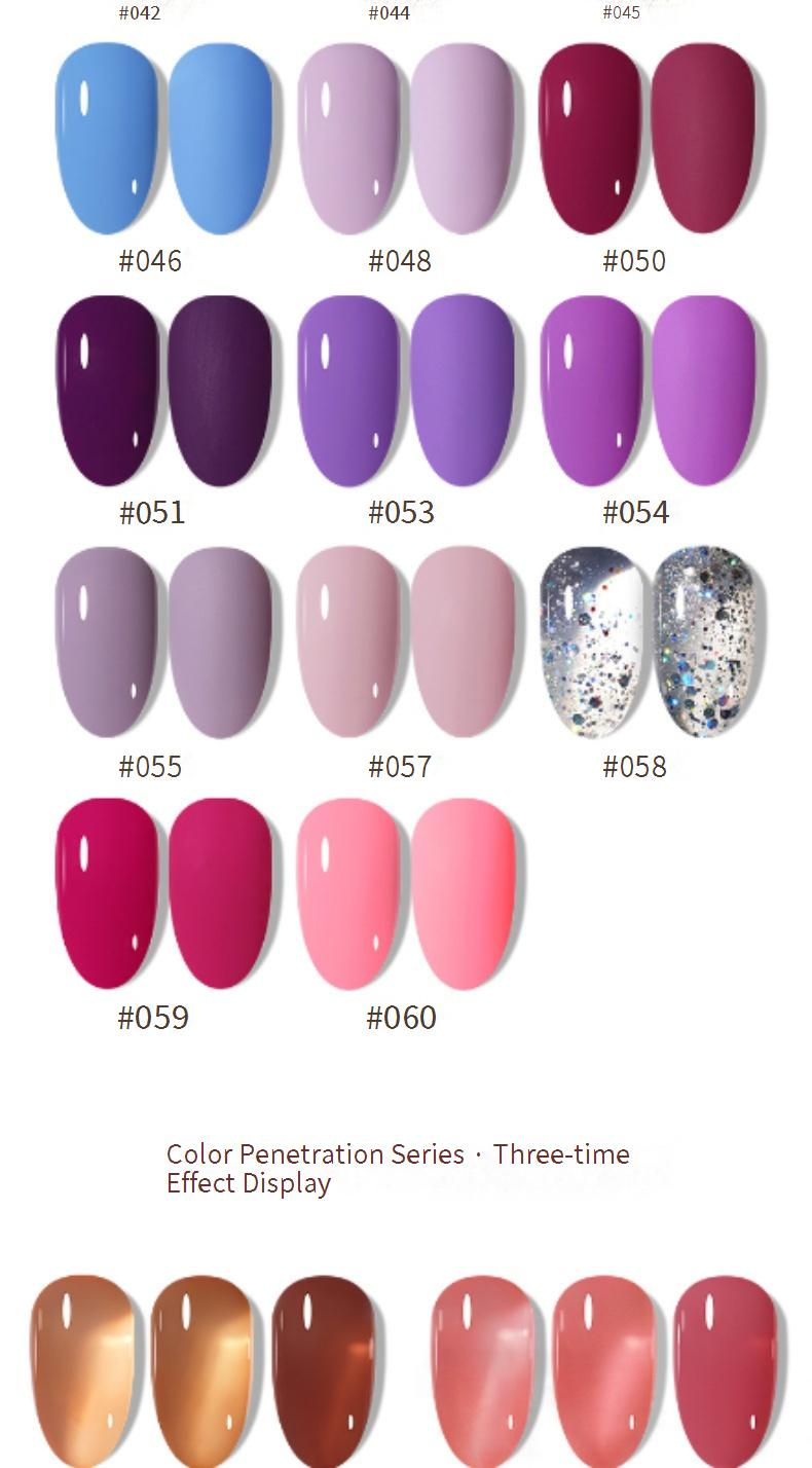 Nagelkleber Farbe Quadratische Flasche Nagellack Internet-Berühmtheit Beliebte Farbe Nagellack Farbe Nagellack Nagelladen_voghion.com