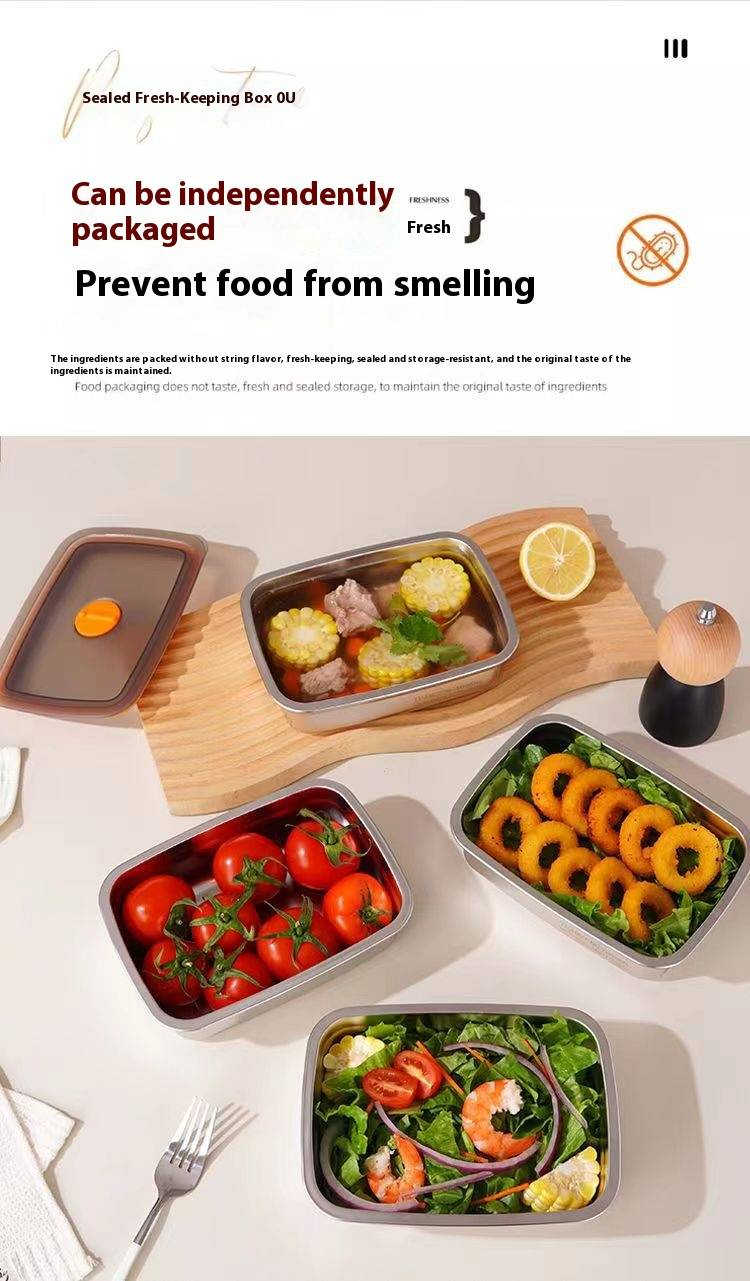 16 contenitori per alimenti in acciaio inossidabile con coperchio ermetico - senza BPA, a prova di perdite, adatti al microonde e al congelatore, perfetti per la preparazione dei pasti e il pranzo in ufficio_voghion.com