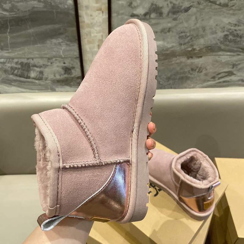 Botas clássicas ultramini plataforma masculinas e femininas, chinelos de neve de grife, chinelos de pele Tasman, camurça, lã, sem cadarço, inverno_voghion.com