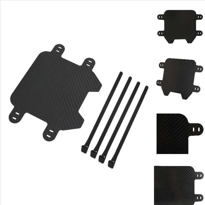 Placa frontal de fibra de carbono para personalizar bicicletas eléctricas todoterreno: ligera y duradera (22,3 x 15 x 1 cm)_voghion.com
