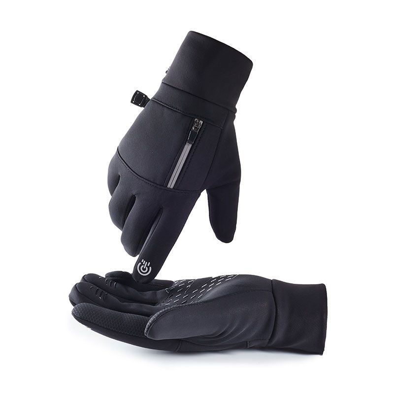 Waterproof Touchscreen Warm Fleece-Lined Thickened Gloves For Fall And Winter Outdoor Activities_voghion.com