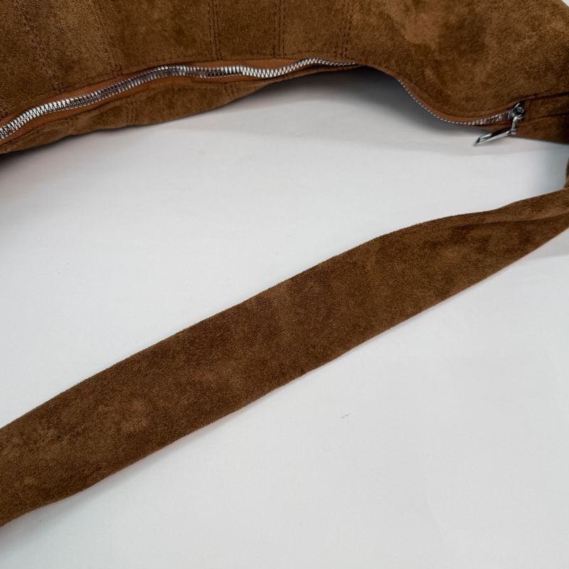 Borsa a tracolla grande e capiente in stile retrò, borsa da donna di grande capacità, nuova borsa a tracolla in velluto satinato con tracolla singola in corno di mucca del 2025_voghion.com