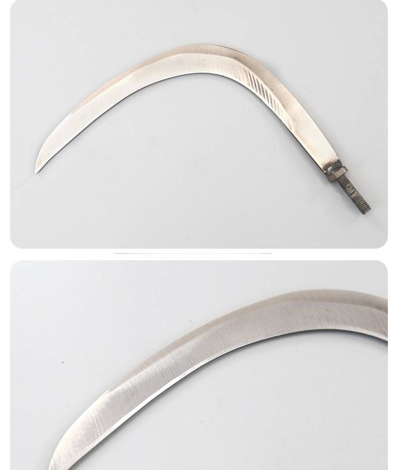 Stainless Steel Multi-Purpose Harvesting Knife – Professional Tool For Betel Nut, Fishing, Weeds & Fruit Picking (200mm Blade, Rust-Proof & Durable)_voghion.com