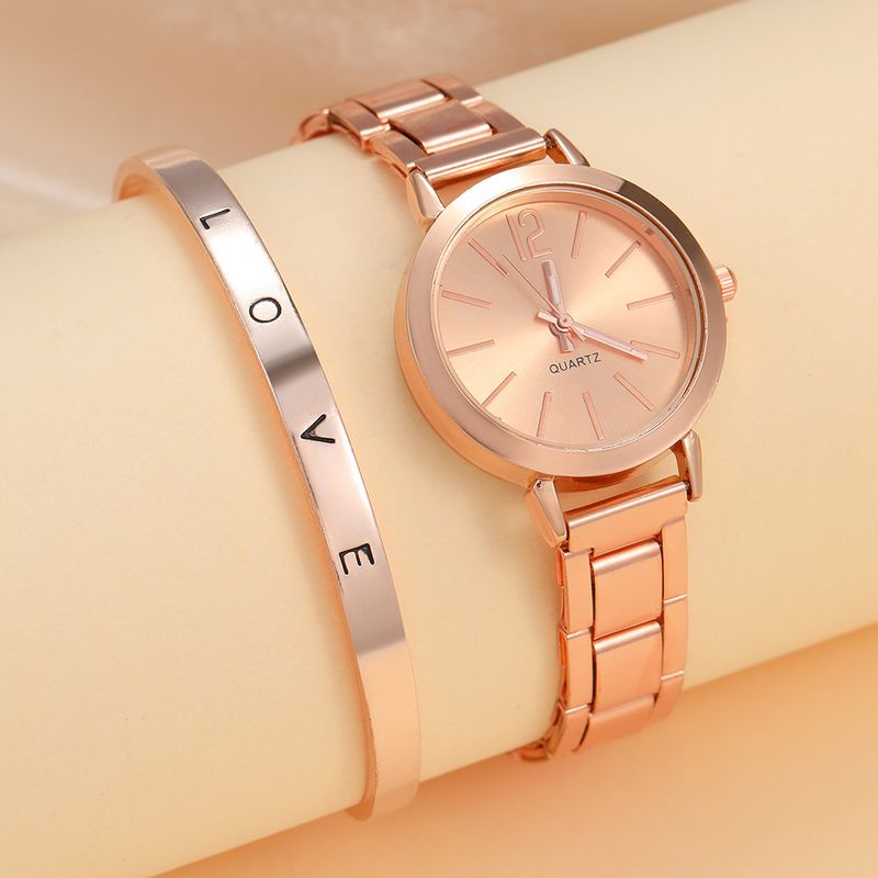 Elegant Small Dial Women's Quartz Watch - Stylish Casual Wristwatch For Teens & Adults, Fashionable Alloy Band, Gold/Silver/Rose Gold Options_voghion.com