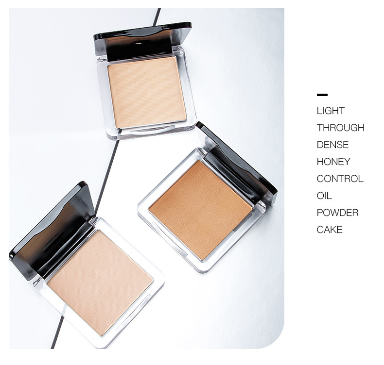 Kompaktpuderkuchen, Highlighter, Concealer, Fixierpuder, aufhellender Ölkontroll-Make-up-Entferner für alle Hauttypen_voghion.com