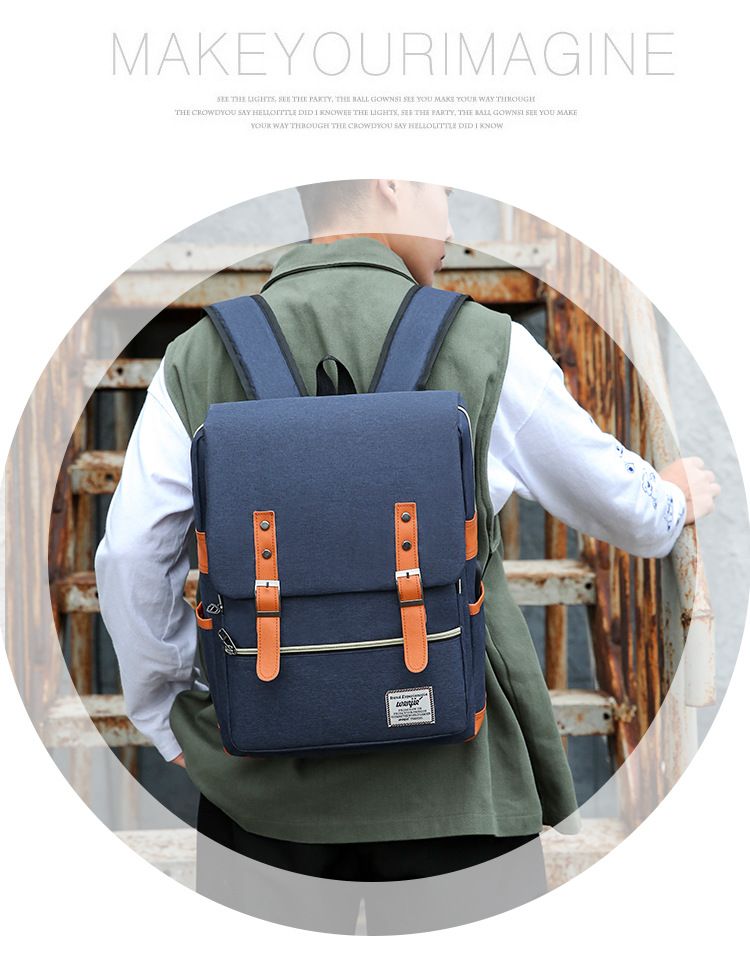 Damentaschen Neues dreiteiliges Schultaschenset Computerrucksack Geschäftsgeschenk Freizeit Outdoor Rucksack mit großer Kapazität für Männer_voghion.com