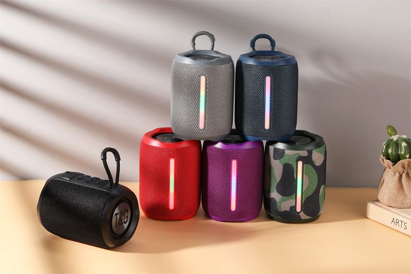 Gift TG679 Bluetooth Outdoor Wireless Card Insertion Portable TWS Bass Handheld Mini Speaker_voghion.com