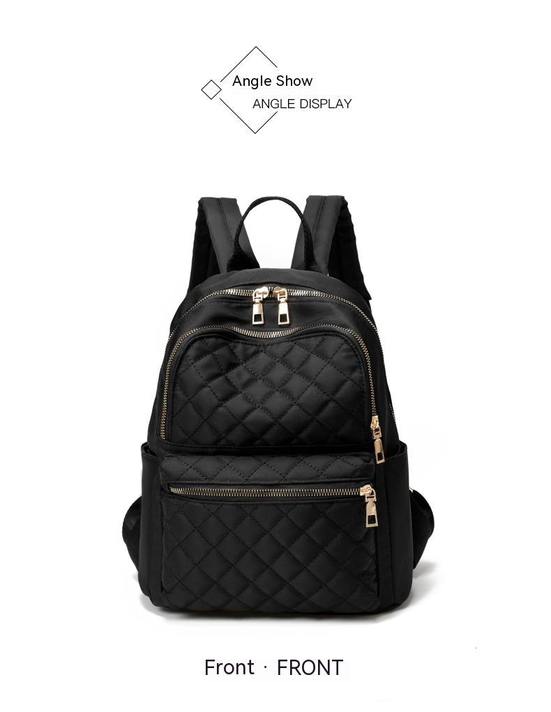 Nuovo zaino in tessuto Oxford più venduto Versione coreana Borsa da donna zaino in tela da viaggio semplice e alla moda_voghion.com