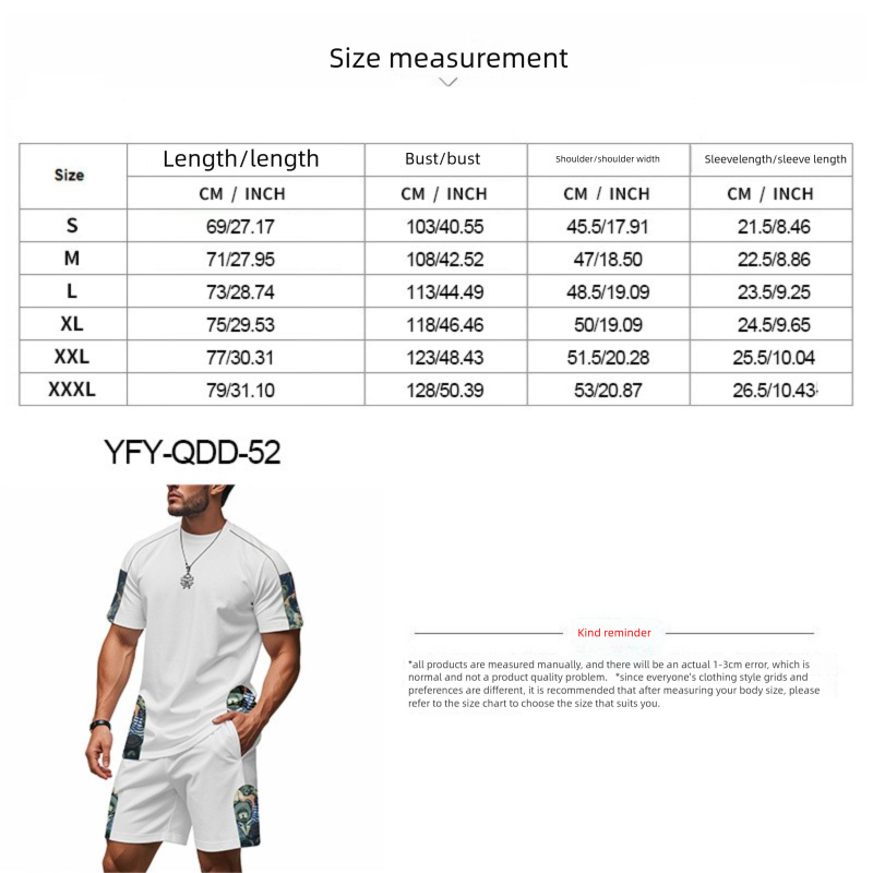 Ensemble short et short à manches courtes et col ras du cou pour homme, style hip-hop, décontracté, tendance, style américain, respirant et ample_voghion.com