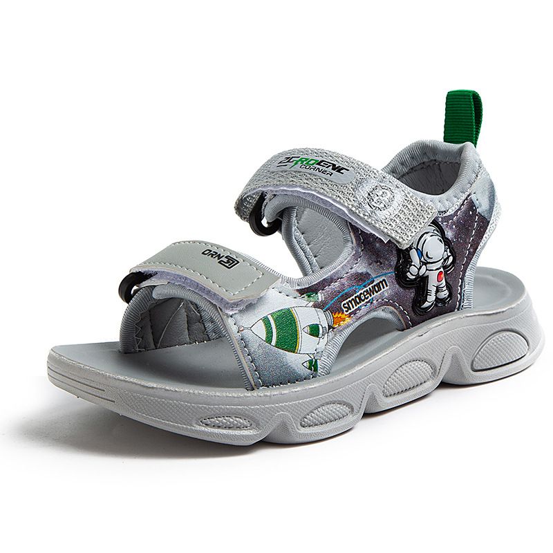 2024 Sommer Neue Sandalen, Jungen Strand Schuhe, Studenten Casual Solide Weiche Sohle Leichte Mittlere und Große Kinder_voghion.com