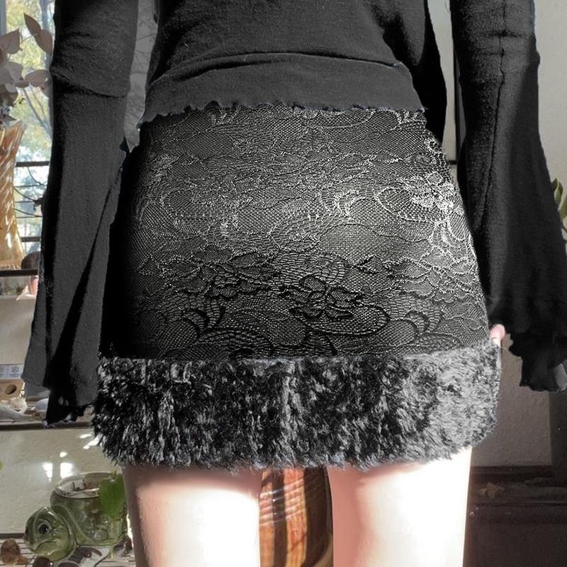 Szőrös Textúrájú Rövidnadrág Női, Sötét Stílusú Éjszakai Klub, Alacsony Derék, Látszó Köldök, Begörbített Fenék, Látszó Magasság, Kicsi_voghion.com