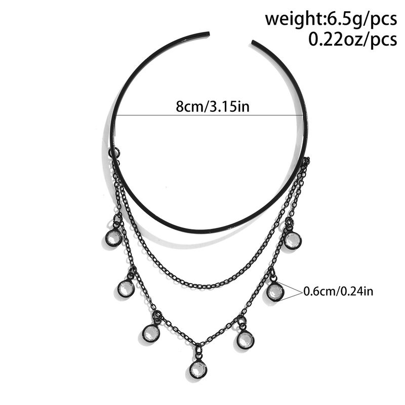 jewelry Sweet Cool Gothic Cross Butterfly Chain Multi Layer Open Arm Bracelet Leg Chain_voghion.com