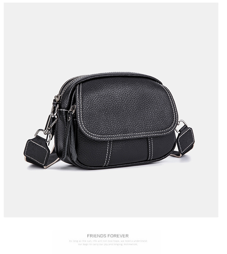 Borsa piccola in vera pelle da donna 2023 nuova borsa da donna con tracolla larga in pelle bovina alla moda con strato superiore versatile borsa a tracolla monospalla all'ingrosso ..._voghion.com