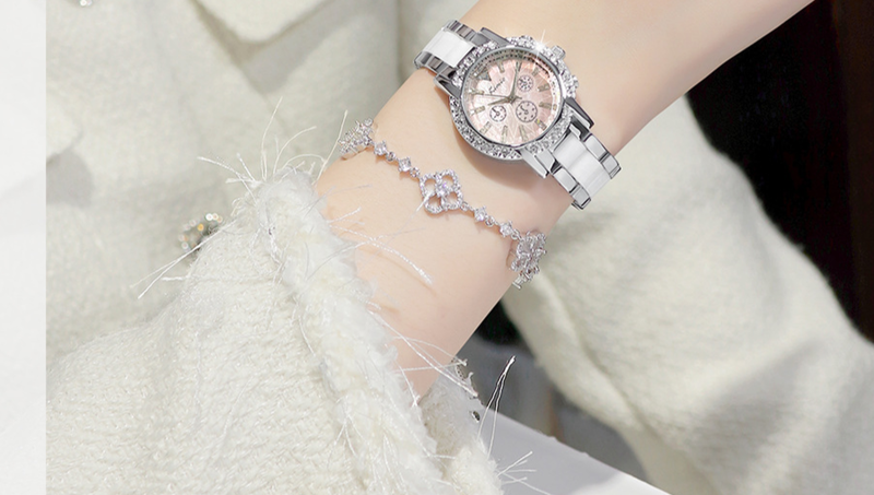 Jinmio Watch Orologio da donna in ceramica Orologio da donna di nicchia di lusso leggero da donna Orologio da polso impermeabile da donna Nuovo stile_voghion.com