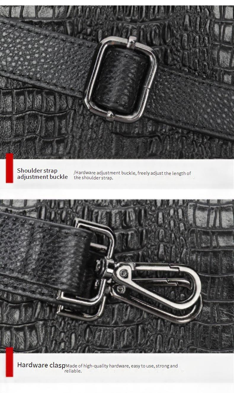 New Bags Women's Messenger Bags Summer Versatile Genuine Leather Popular Crocodile Pattern High End Cowhide Bag_voghion.com
