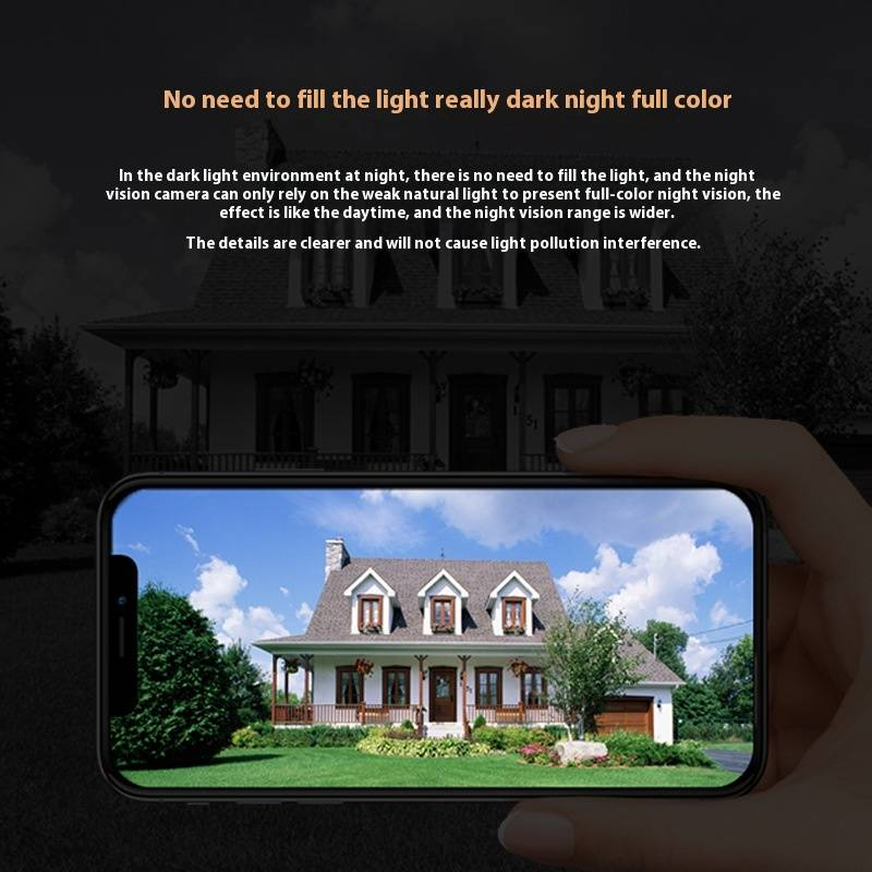 Outdoor Solar PTZ Security Camera - Wireless WiFi/4G, Remote Viewing Via Phone, Smart Outdoor Monitoring_voghion.com