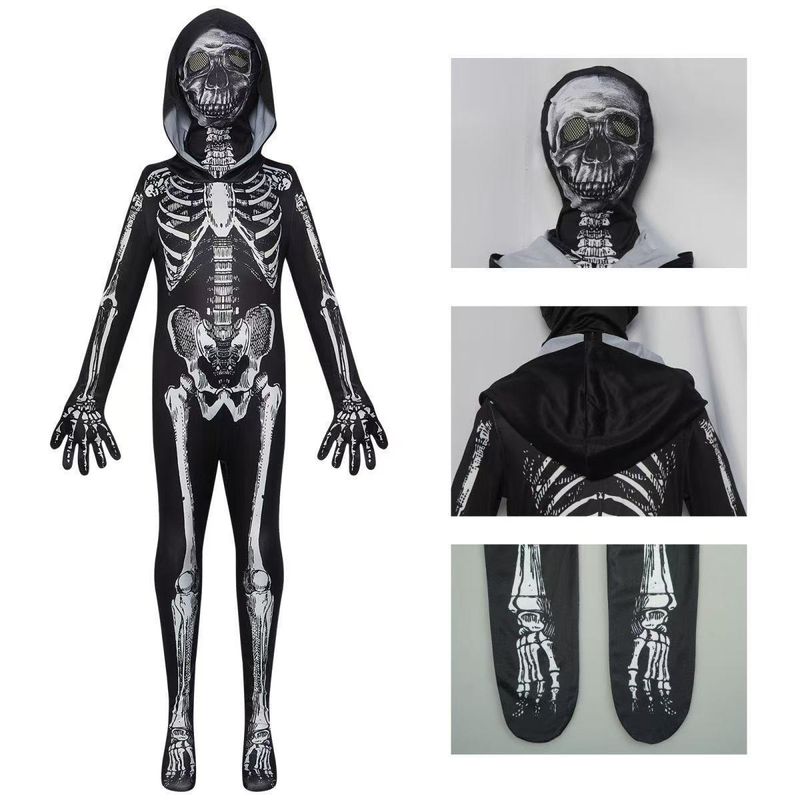 Disfraces de Halloween, calavera, esqueleto, mascarada, disfraces ajustados, disfraces de fantasmas, adultos, niños, hombres, mujeres, terror_voghion.com