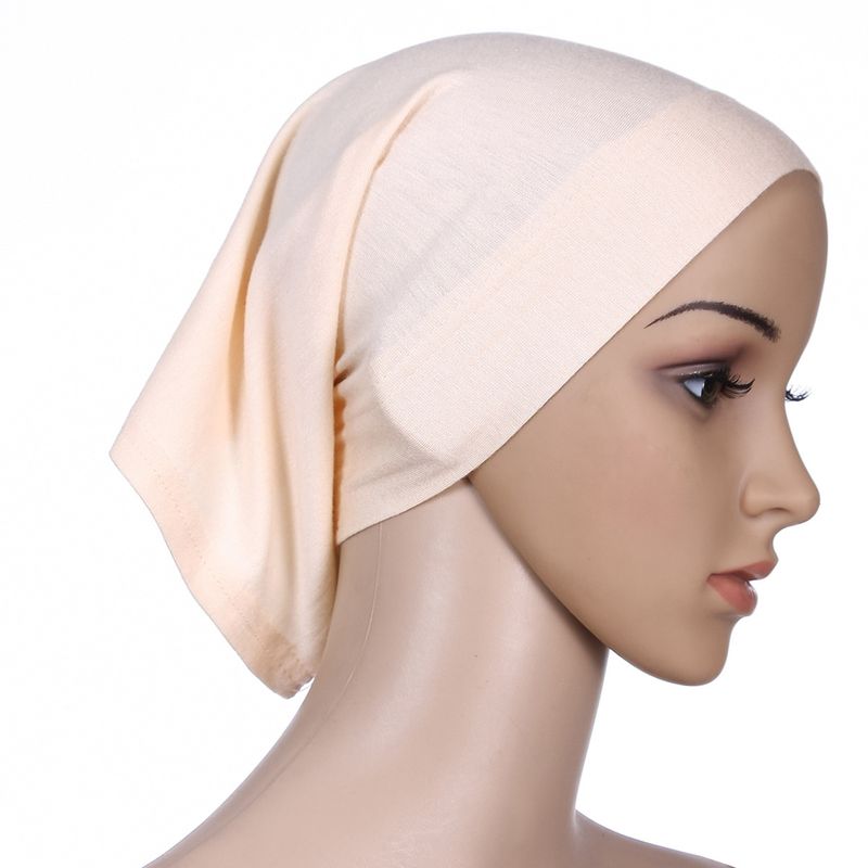 Unisex cap-skjerf dekket med mercerisert bomullsstoff_voghion.com