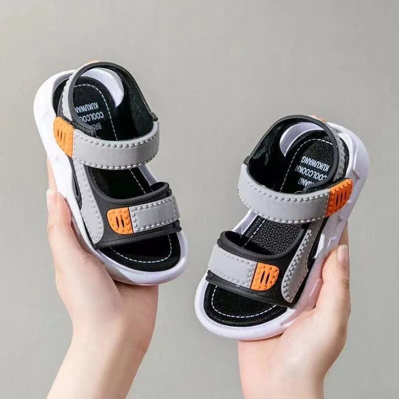 Scarpe JUSTSL Sandali per ragazzi Stile coreano Moda Trendy Boy Scarpe da spiaggia Sandali da spiaggia per bambini Bambino_voghion.com