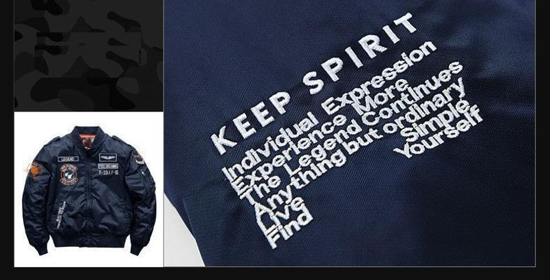 2024 Herren Winter Hip Hop Dicke warme Jacke Militär Motorrad Ma-1 Aviator Pilot Baumwolle Parka Männlich Baseball Bomber_voghion.com