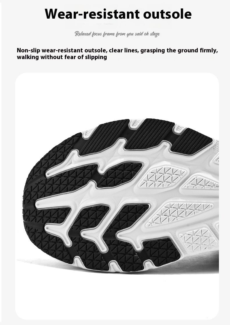 2024 Putian Trendy Summer New Sports Breathable Comfortable Men's Casual and Versatile Shock Absorbing Thick Sole_voghion.com