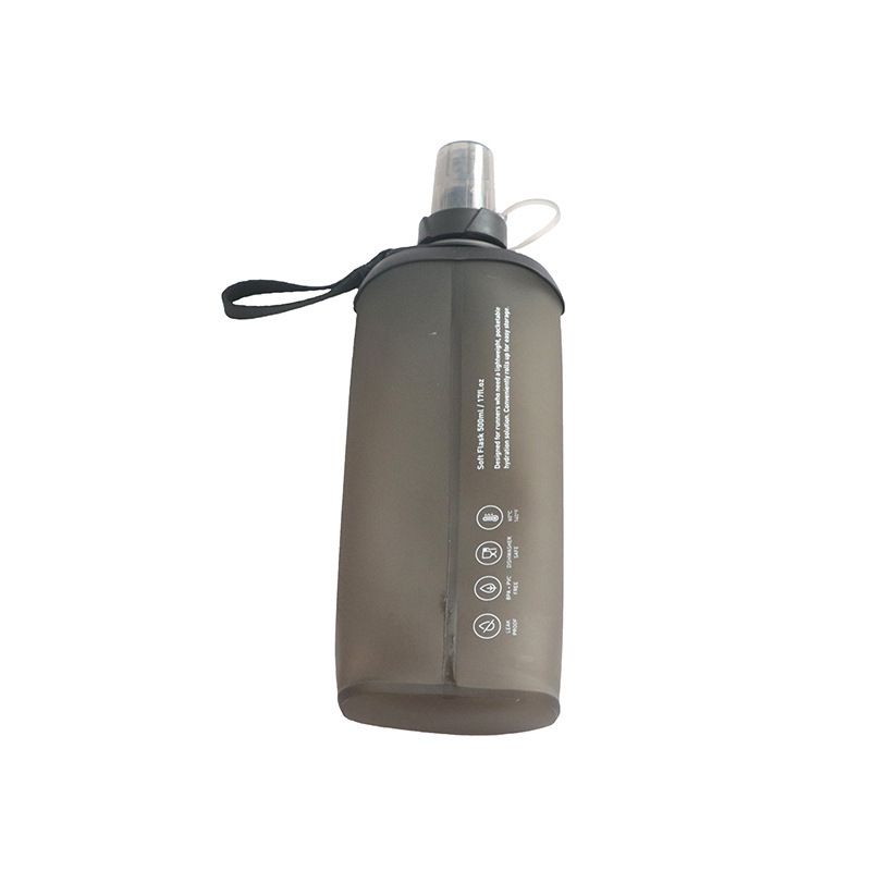 Borraccia morbida per sport all'aria aperta, ideale per trail running, escursionismo, ciclismo, comoda e pieghevole da tenere in mano._voghion.com