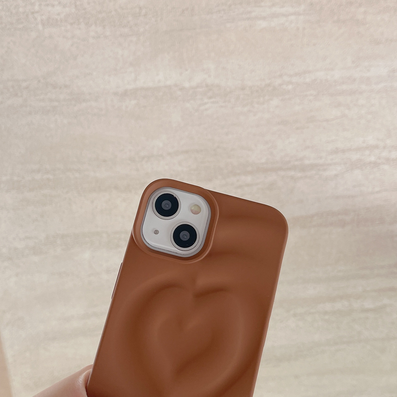 Funda para teléfono móvil color mate amor adecuado para iphone15ProMax Apple 14 funda para teléfono móvil tacto piel 13 invierno cálido 12_voghion.com