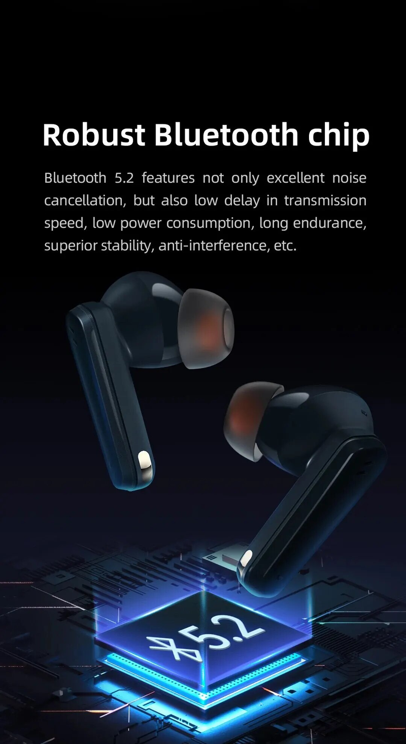 Mibro AC1 ANC Wireless Earphones 42dB Active Noise Cancellation Bluetooth 5.2 Transparency Mode Sport TWS Earbuds_voghion.com
