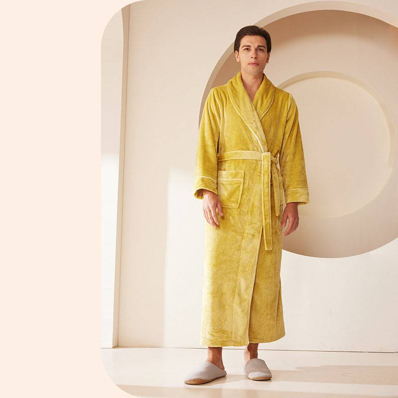 WinterHug RYYD Flanell-Nachthemd – Übergröße|Ganzjahres-Bademantel_voghion.com