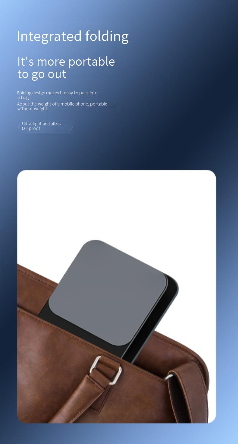 Xiangzhongbao Portable Aluminum Alloy Foldable Phone Stand With 360° Rotation For Smartphones And Tablets - Ideal For Streaming, Office, And Home Use_voghion.com