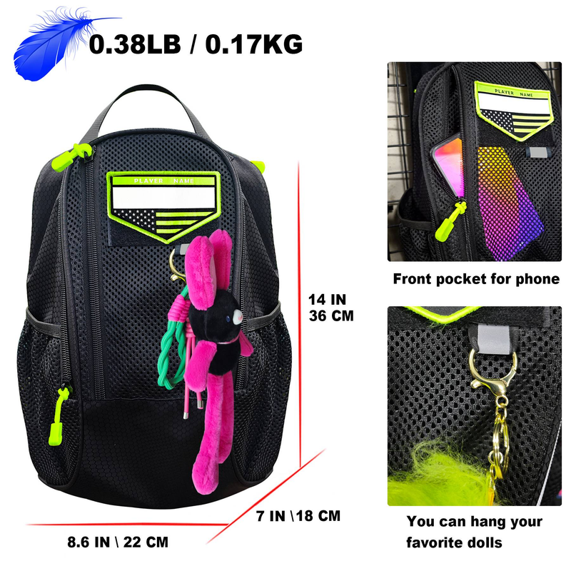 Zipper Sports Shoe Strap Bag With Side Accessory Pocket For Storing Golf Accessories, Shoe Carry Bags With Clasped Strap Handle_voghion.com