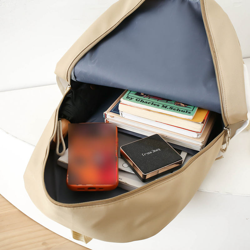 Zaini per bambini Zaino per studenti in quattro pezzi Zaino da viaggio per il tempo libero di grande capacità alla moda di nuovo stile Zaino semplice in tinta unita_voghion.com