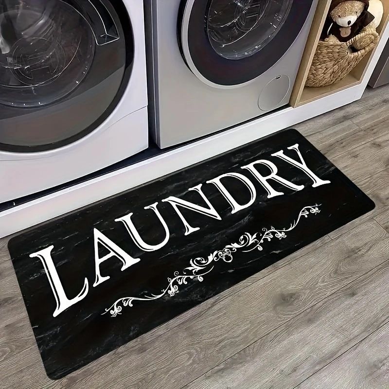 Non-Slip Kitchen Rug Set - Absorbent, Durable, And Easy To Clean Floor Mat For Kitchen, Dining, And Living Room_voghion.com