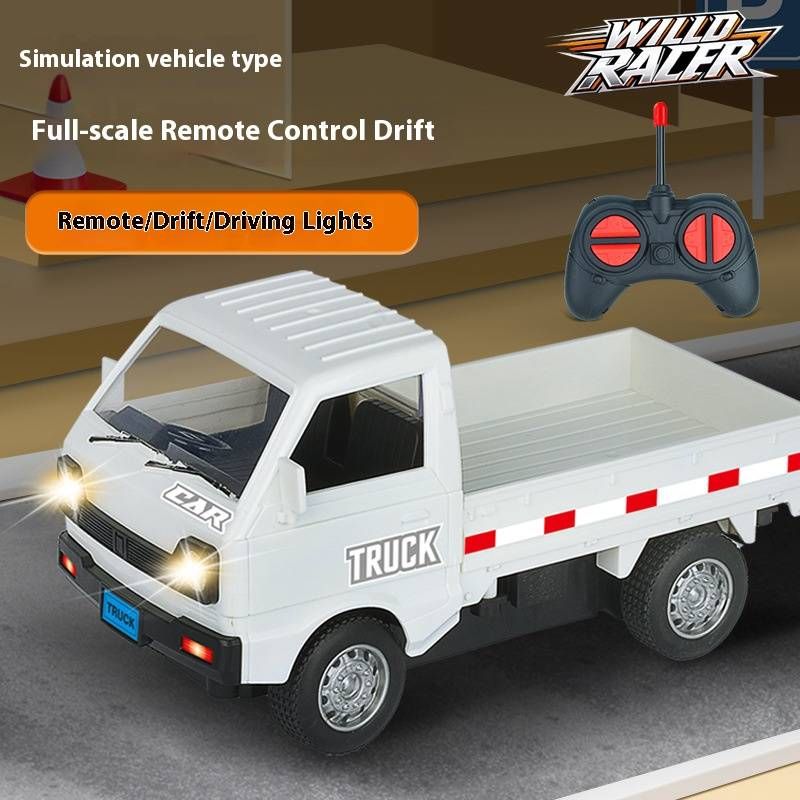 1:16 Scale RC Mini Truck – Suzuki-Inspired Remote Control Drift Car For Kids (4-6 Years) – Rechargeable Electric Toy With Realistic Cab_voghion.com