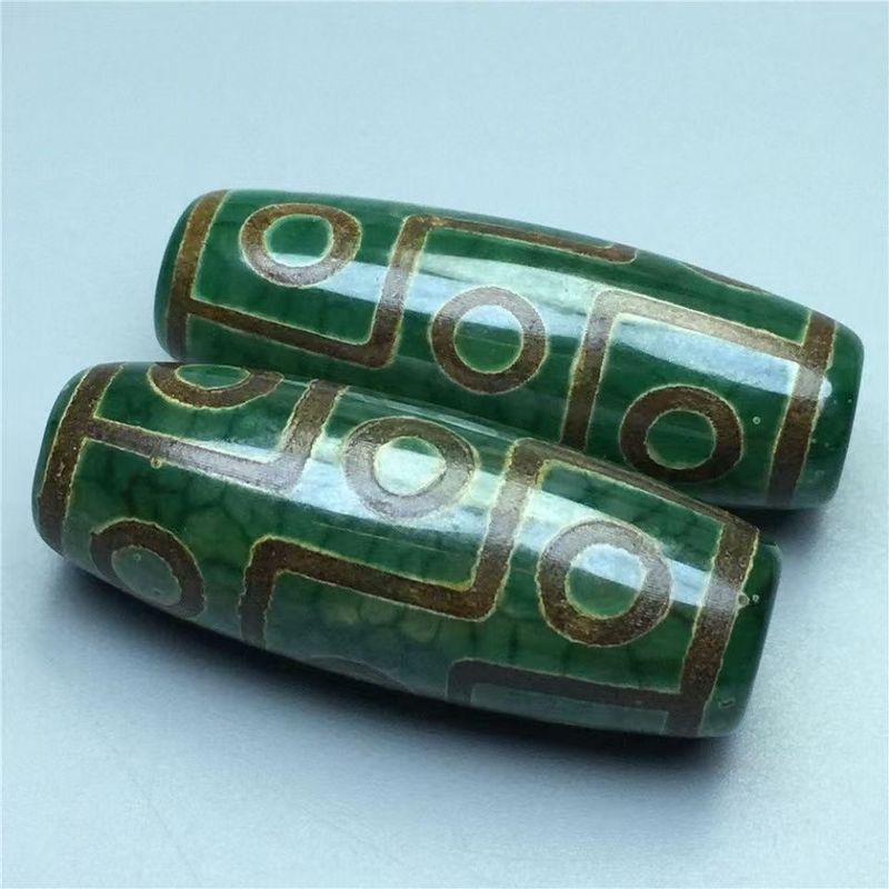 Traditional Folk Collection Of A Nine-eyed Agate Pendant, A Celestial Pearl, For Both Men And Women, Representing A Couple, Promoting Good Health._voghion.com