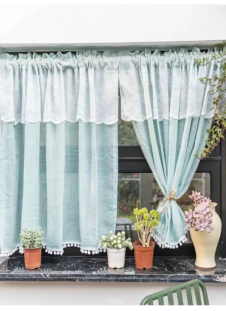 Tenda in velluto per soggiorno, stile Ins, a prova di luce, di lusso, per camera da letto, in pizzo_voghion.com