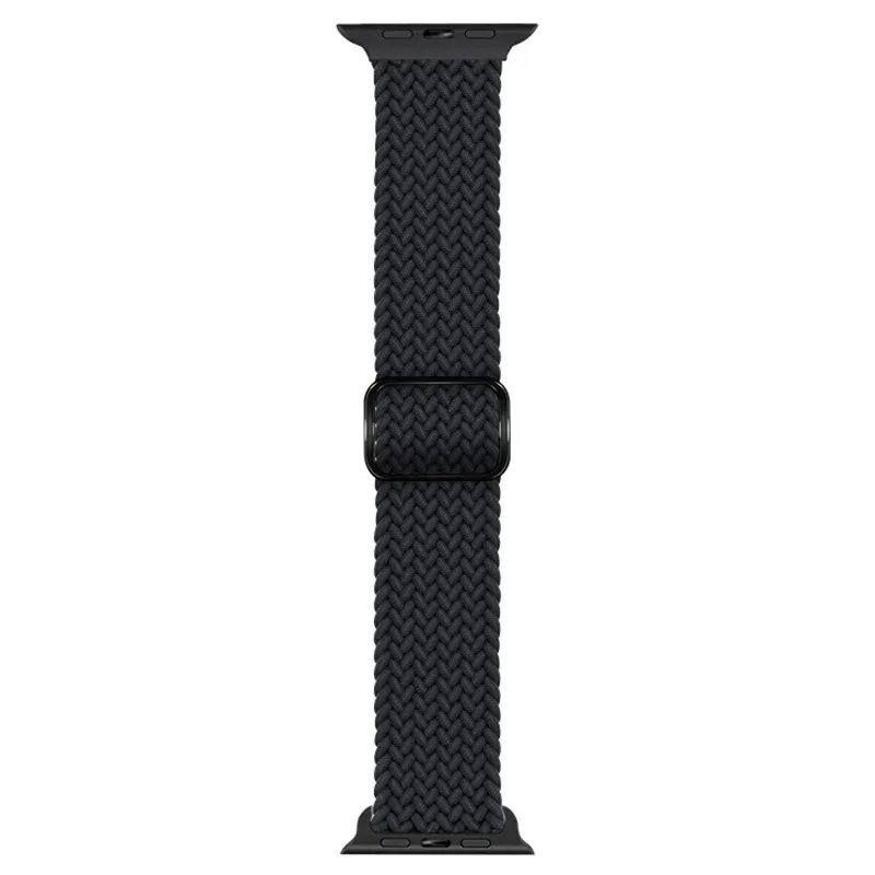 Cinturino in nylon intrecciato per iWatch Band Ultra 2 49mm Serie 10 46mm 42mm 44mm 40 41mm Braccialetto regolabile IWatch 9 8 7 6 SE 5 4_voghion.com