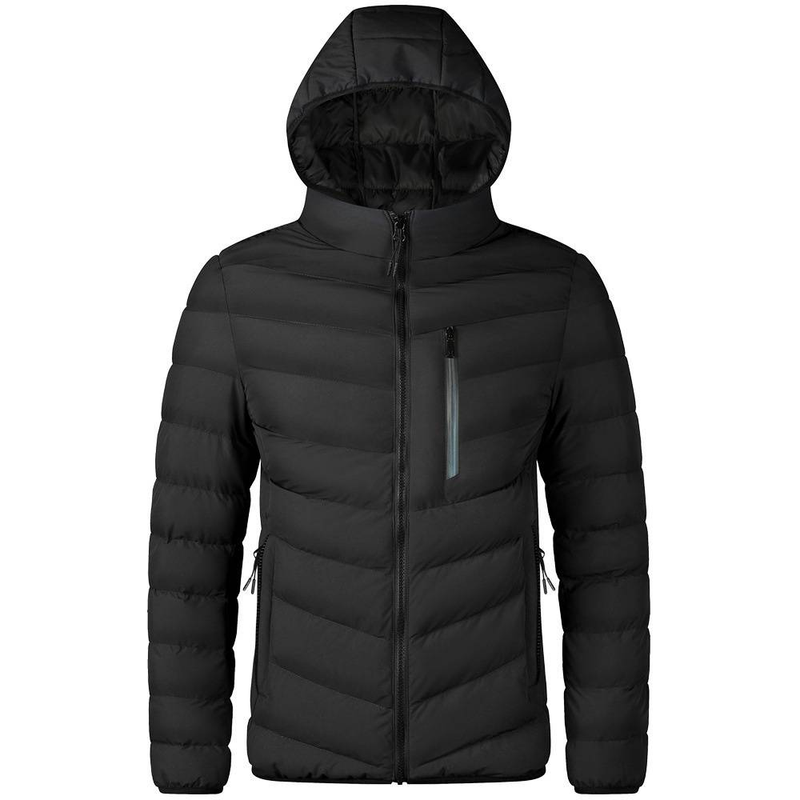 Men's Clothing Cotton Padded Hooded Jacket Large Goods Into The Warehouse Plus Velvet Thickened Multi Pocket Cotton_voghion.com