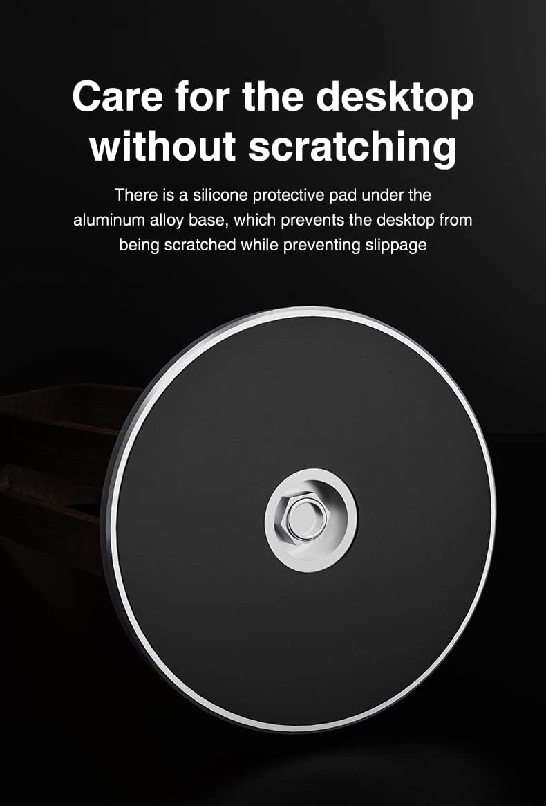 Bamboo Headphones Stand For Desk,U-Shaped Arc Design,Aluminum Alloy Non-Slip Base,Wood Headphones Stand For Desk Compatible For Study/Bedroom/Office_voghion.com