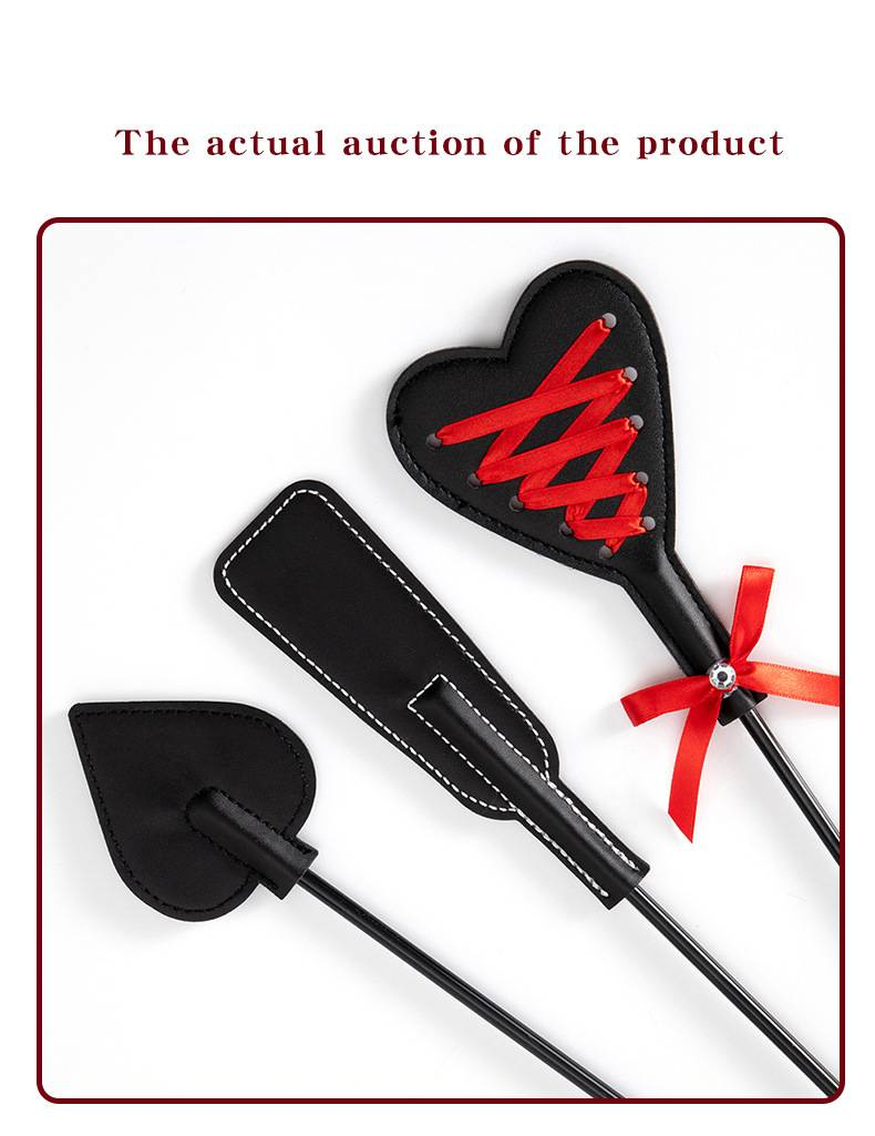 Whip Flogger Paddle PU Leather SM Starter Kit Fetish Sex Toys Flogger Spanking Sex Set Bondage Paddle Sm Training_voghion.com