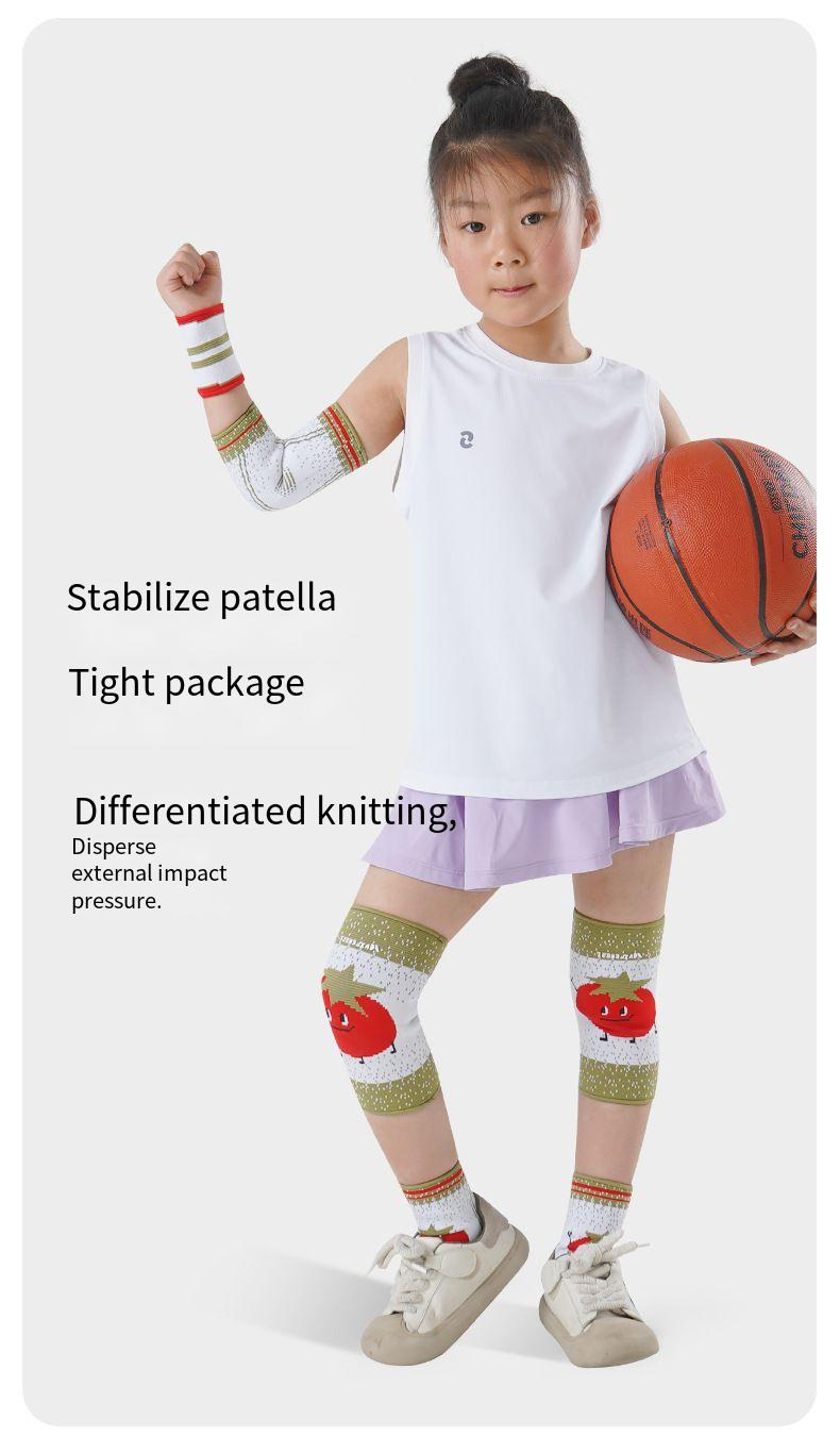 Schutzausrüstungsset für Kinder – Knie- und Ellbogenschützer, Handgelenk- und Knöchelschützer zum Radfahren, Laufen, Fußball, Basketball (mehrfarbige Optionen)_voghion.com