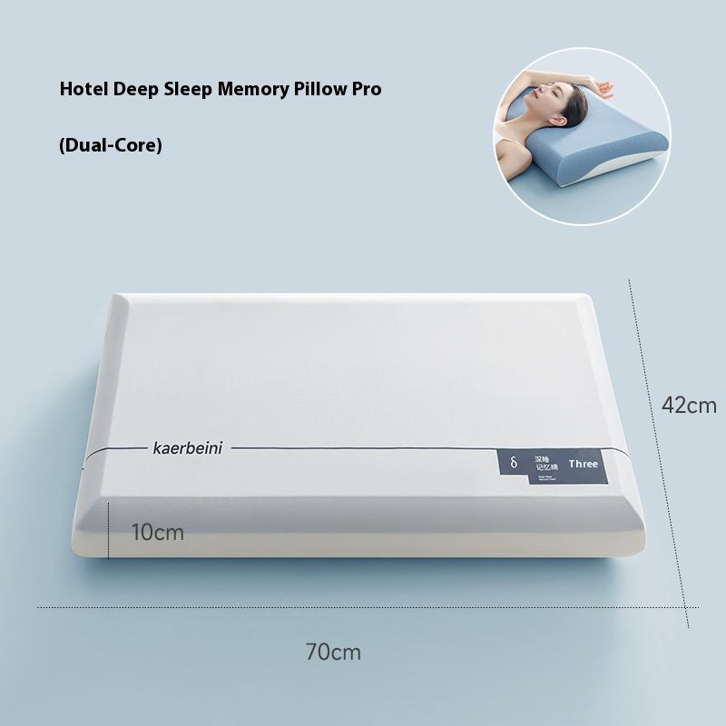 Cuscino ortopedico in memory foam per alleviare il dolore al collo - 3 altezze (6/8/10 cm) con doppia fodera, supporto a rimbalzo lento per chi dorme su un fianco e sulla schiena_voghion.com