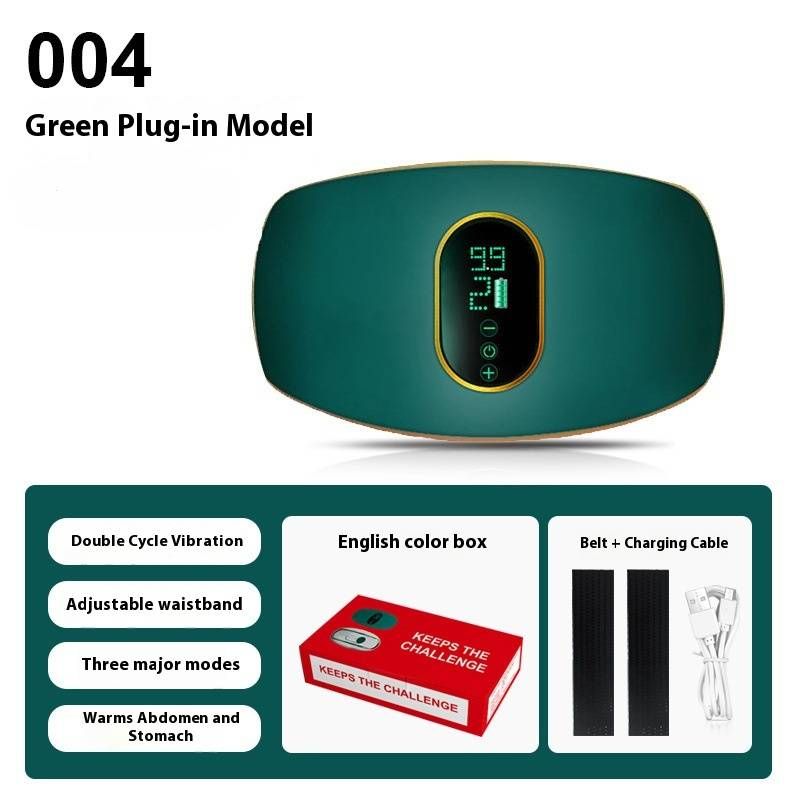 Cinturón masajeador abdominal inalámbrico con calefacción: amasamiento automático, shiatsu y compresas calientes para reducir la grasa abdominal. Dispositivo portátil de masaje de cintura._voghion.com