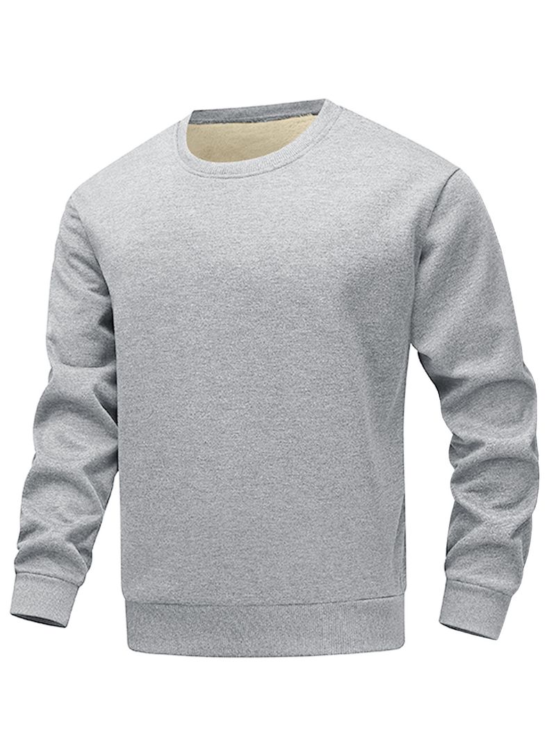 Felpa con cappuccio da uomo foderata in pile, calda e invernale, vestibilità comoda, casual, streetwear_voghion.com