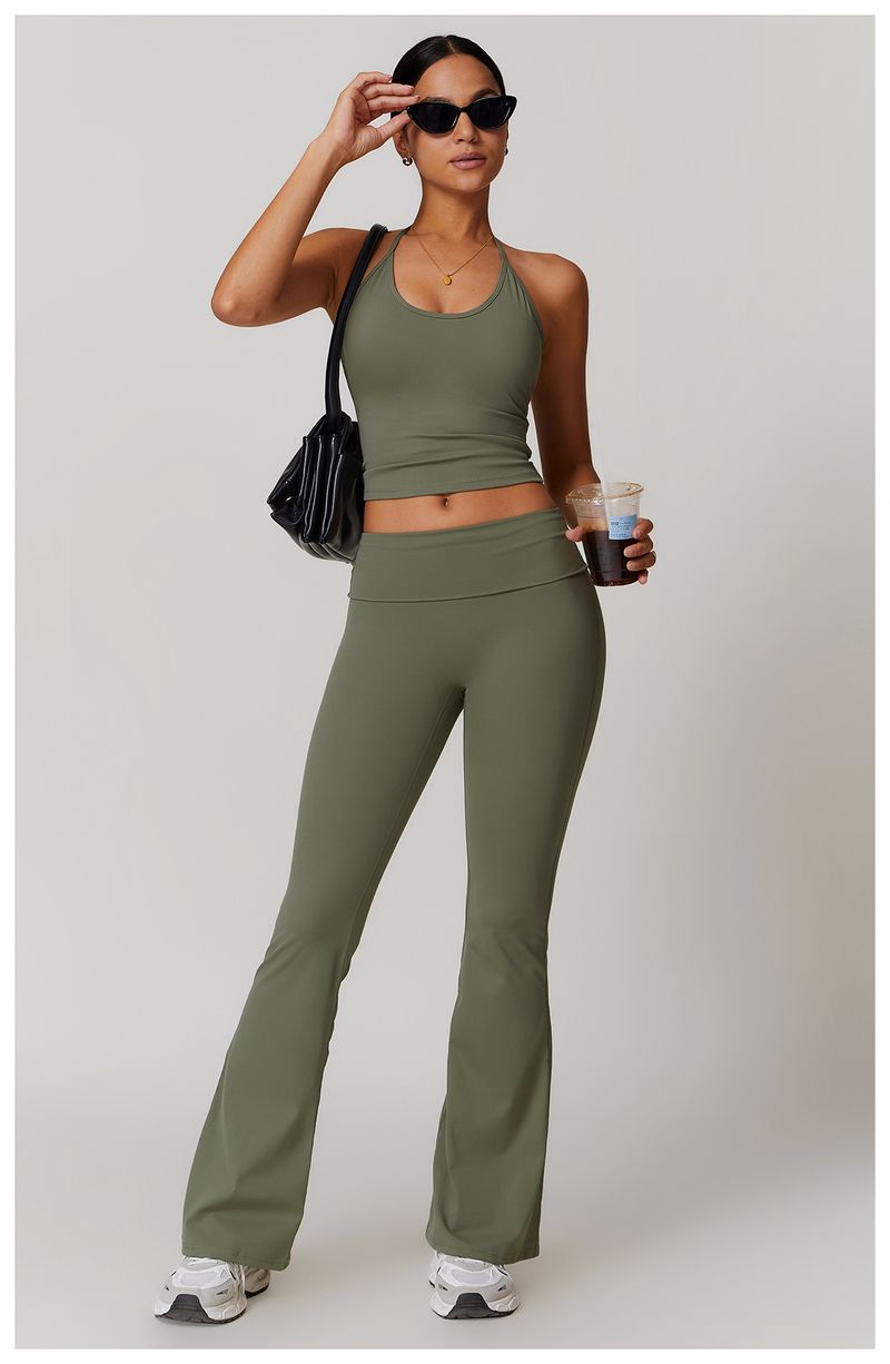 Damen-Yoga-Sport-BH mit integrierten Polstern, verstellbarem, überkreuztem Rückengurt, atmungsaktivem, schnell trocknendem Workout-Tanktop für Fitness_voghion.com